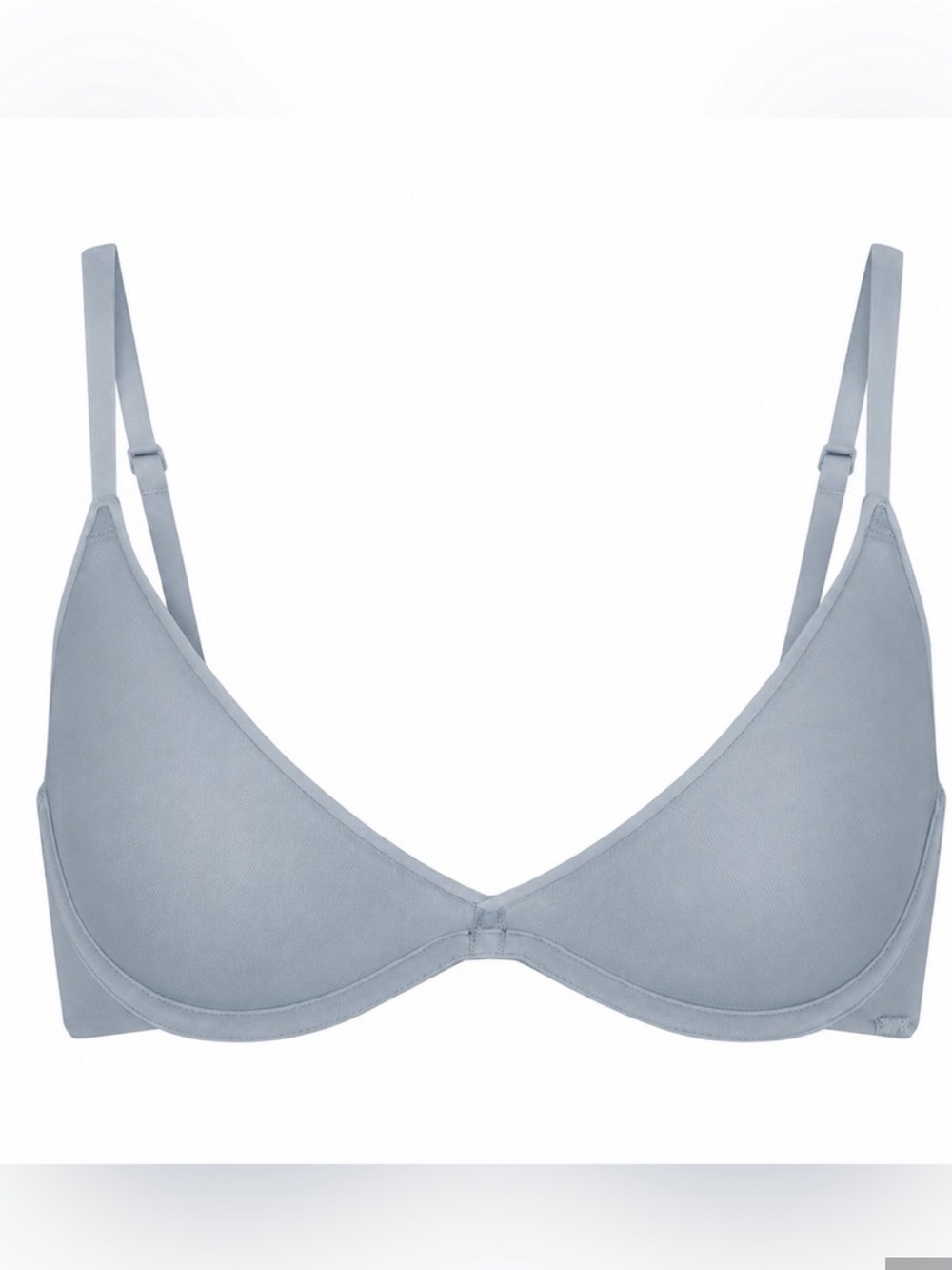 SKIMS Weightless Scoop Demi Underwire Bra Denim Blue 46DD & 36C New W Tags!!